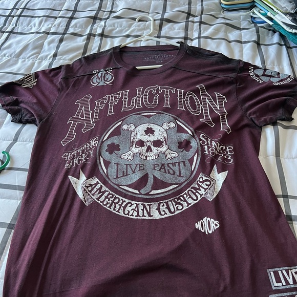 Men’s xl affliction T-shirt - Picture 1 of 4